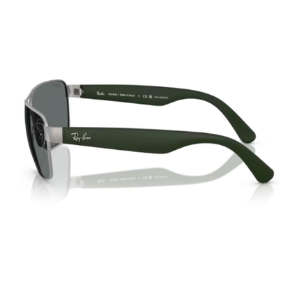 Óculos de Sol Retangular Masculino Ray Ban SL RB 3745L