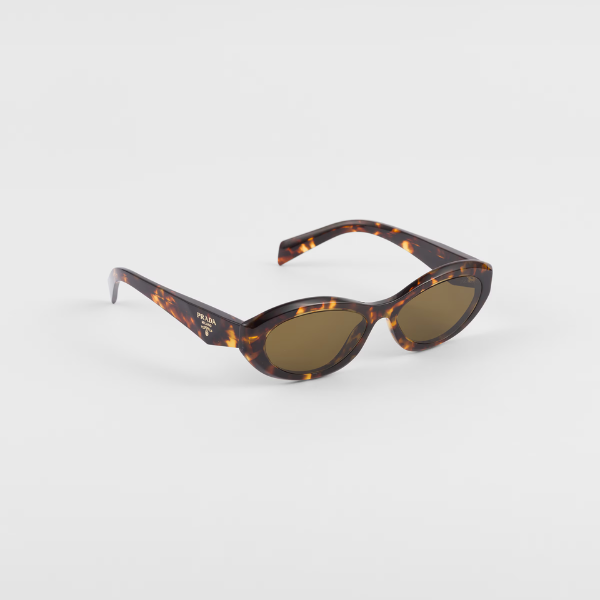 Óculos de Sol Redondo Feminino Prada SL SPR 26Z 14L-09Z 55