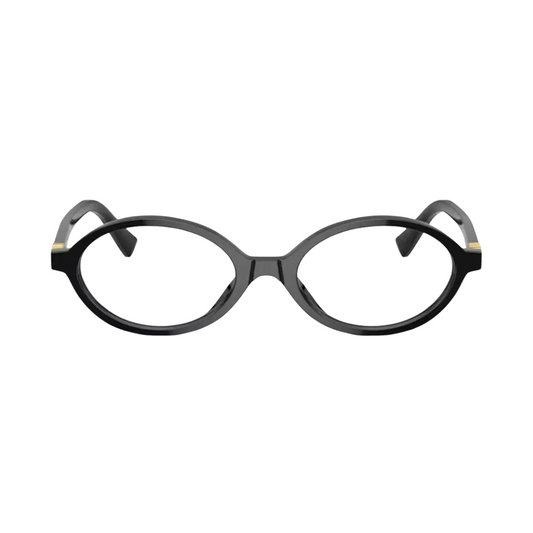 Óculos de Grau Redondo Feminino MIU MIU RX MU 01XV 1AB-101 50