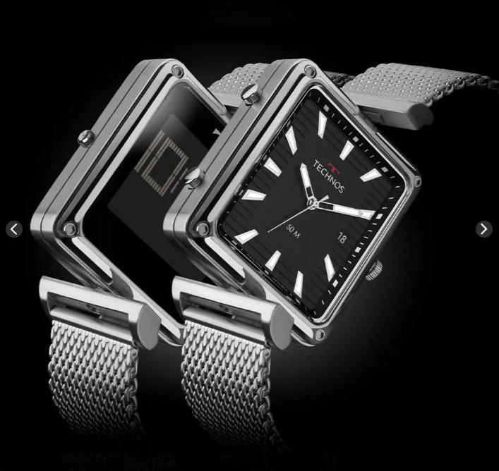 Relógio Technos Masculino Curvas Digiana 1S13CV/1P