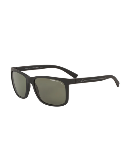 Óculos de Sol Quadrado Masculino  Armani exchange SL AX 4041SL 815787 58