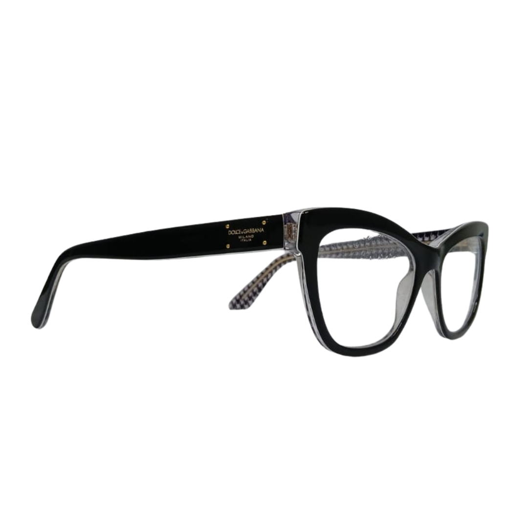Óculos de Grau Gatinho Feminino DOLCE & GABBANA RX DG 3253 3080 51