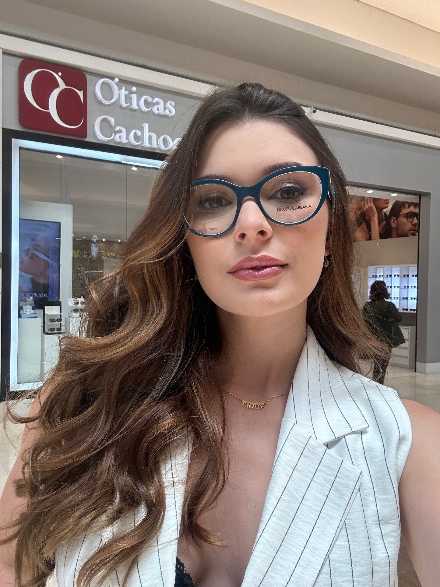 Óculos de Grau Gatinho Feminino DOLCE & GABBANA DG 3246 302 53