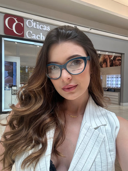 Óculos de Grau Gatinho Feminino DOLCE & GABBANA DG 3246 302 53