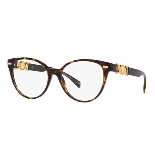 Óculos de Grau Gatinho Feminino Versace RX VE 3307 108 54