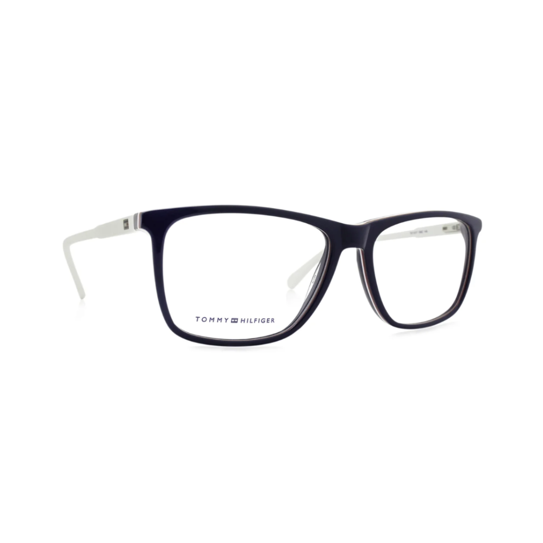 Óculos de Grau Quadrado Masculino Tommy Hilfiger RX TH 1317 VMC 54