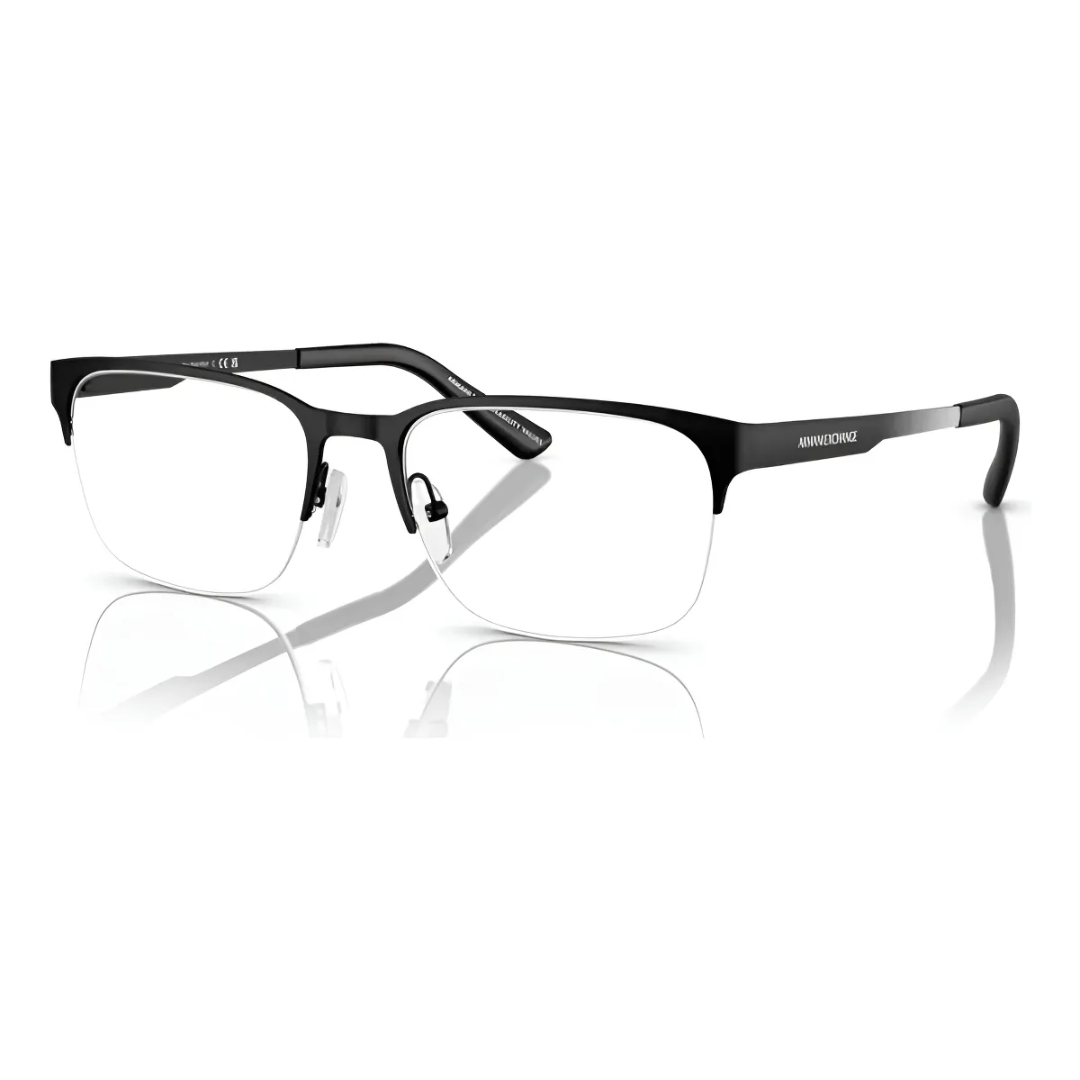 Óculos de Grau Retangular Masculino Armani Exchange RX AX 1060 6000 55