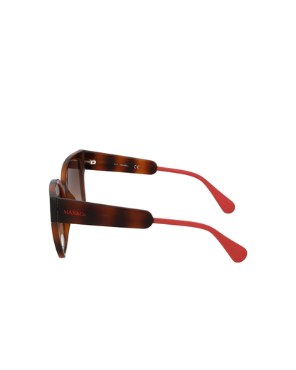 Óculos de Sol Quadrado Feminino Max & Co SL MO 0036 01A 55