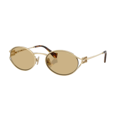 Óculos de Sol Redondo Feminino MIU MIU SL MU 52YS ZVN-10R 54