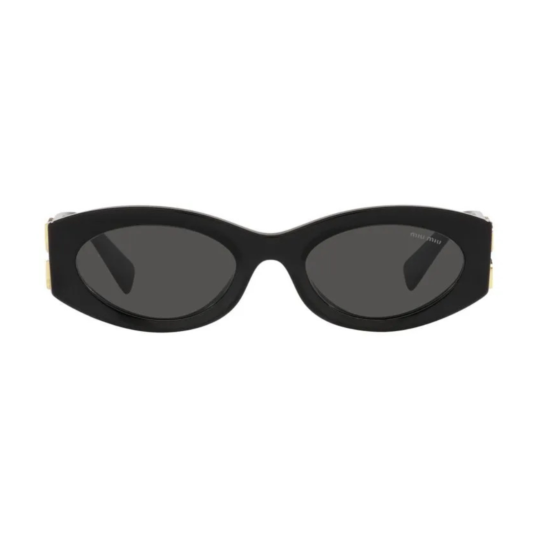 Óculos de Sol Redondo Feminino MIU MIU MU 11W 1AB-5SO 54