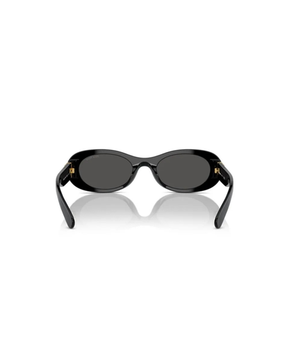 Óculos de Sol Redondo Feminino MIU MIU SL MU 06Z 1AB/5S0 50