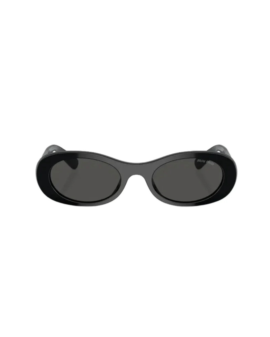 Óculos de Sol Redondo Feminino MIU MIU SL MU 06Z 1AB/5S0 50