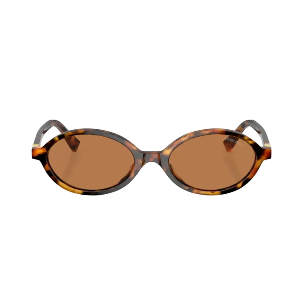 Óculos de Sol Redondo Feminino MIU MIU MU 04Z 1AB-5S0 50