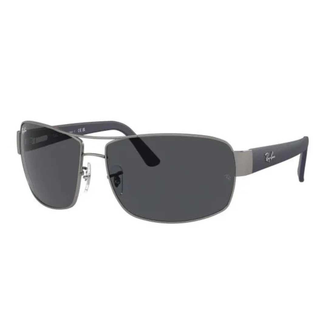 Óculos de Sol Retangular Masculino Ray Ban SL RB 3503L