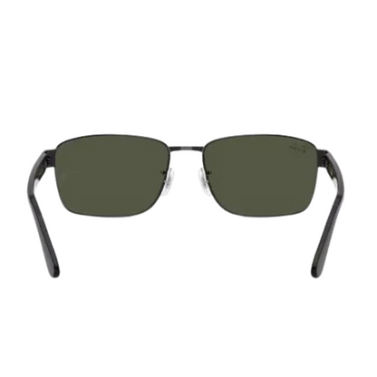 Óculos de Sol Retangular Ray Ban SL RB 3750 002/31 62