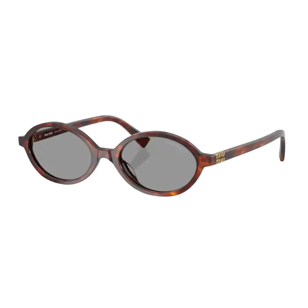 Óculos de Sol Redondo Feminino MIU MIU MU 04Z 1AB-5S0 50