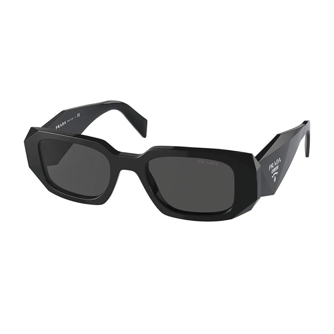 Óculos de Sol Retangular Feminino Prada SPR 17W 2AU-8C1 49