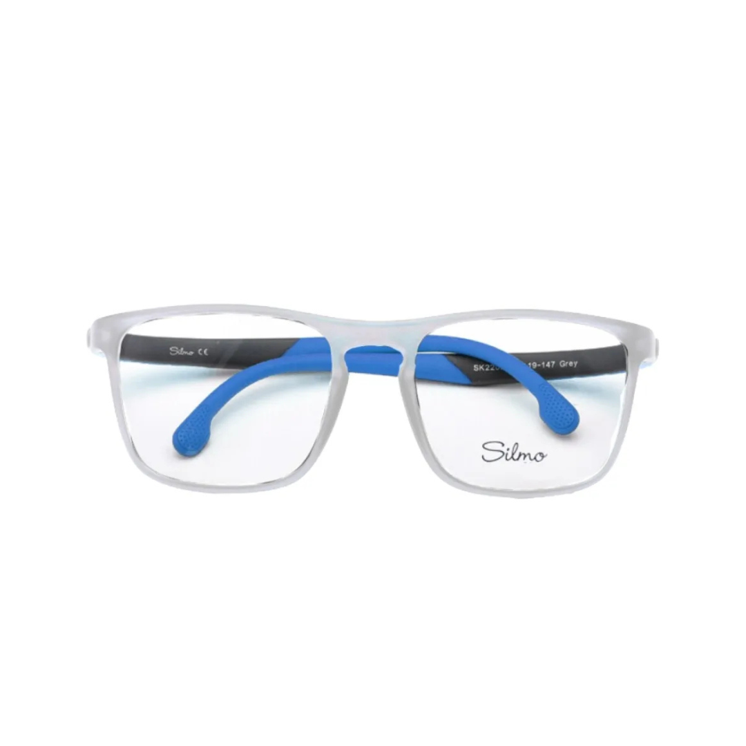 Óculos de Grau Quadrado Infantil Silmo RX SK 2202 CRYSTAL 53
