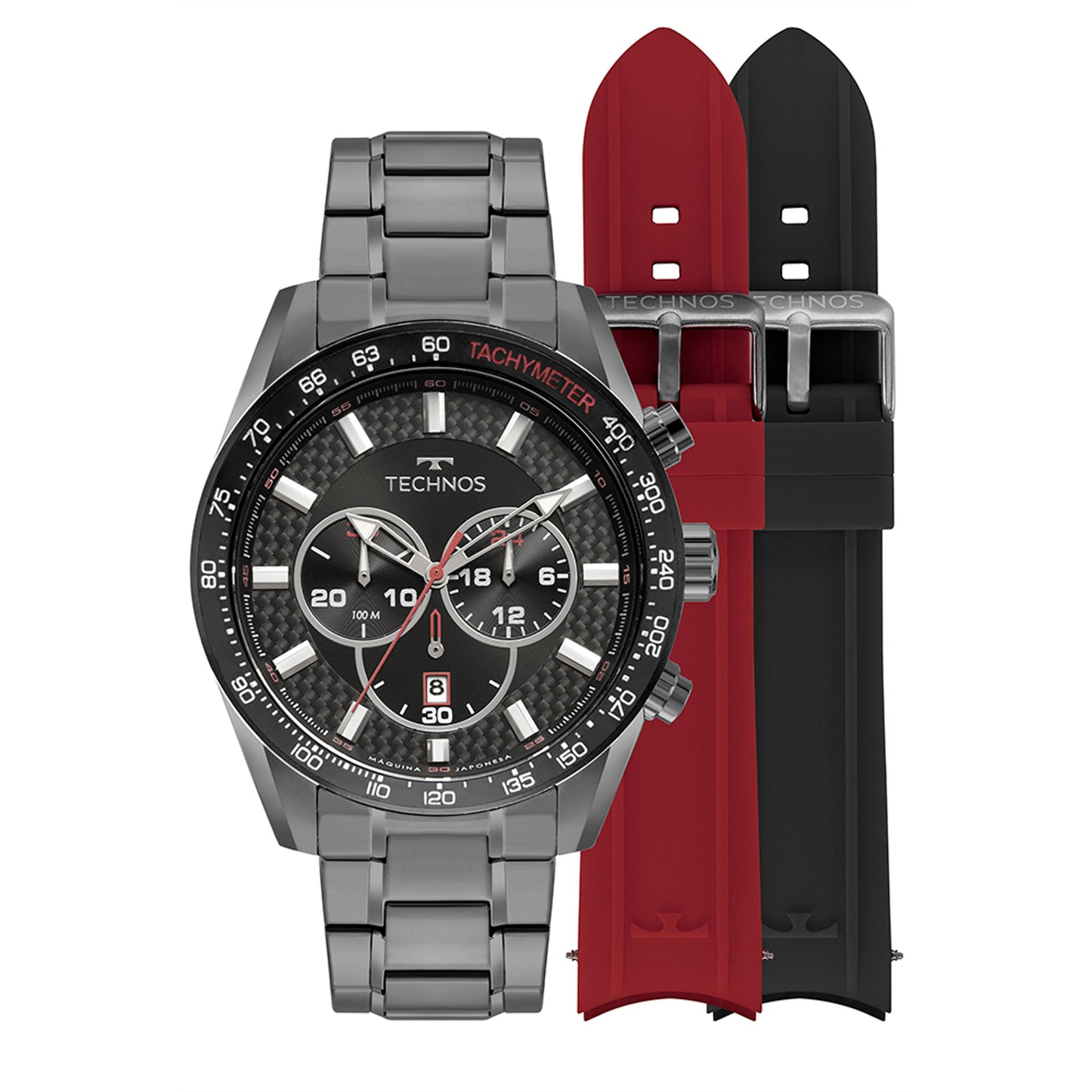 Relógio Technos Masculino  Carbon Grafite  JS25BBS/T1A