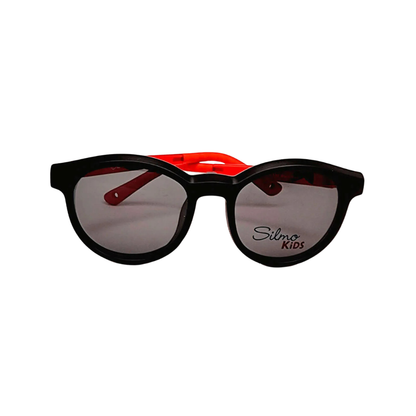 Óculos de Grau Infantil Redondo Silmo SL SK 2609 RED 46