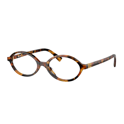 Óculos de Grau Redondo Feminino MIU MIU RX MU 01XV 19P-1O1 50