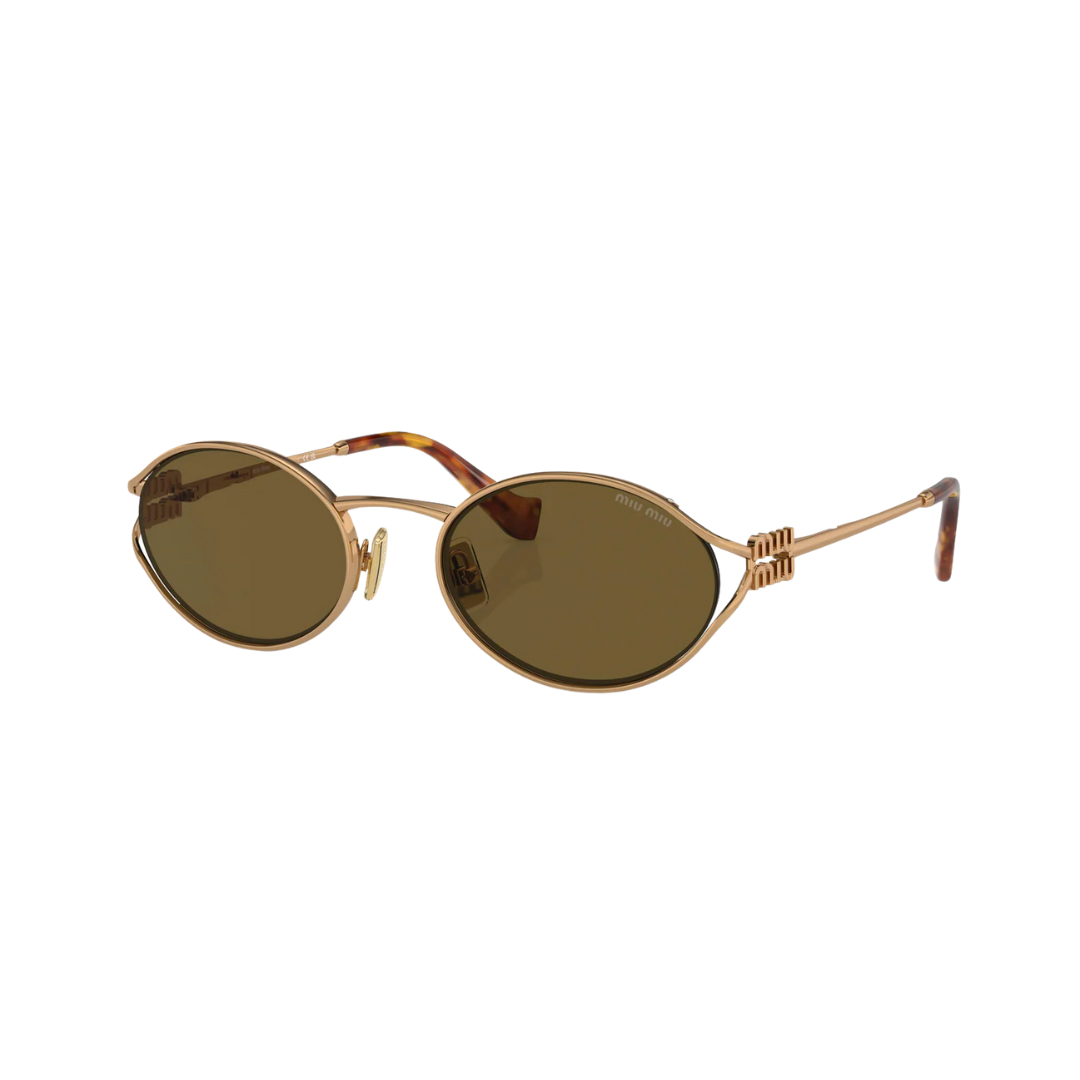 Óculos de Sol Redondo Feminino MIU MIU SL MU 52Y 70E-01T 54