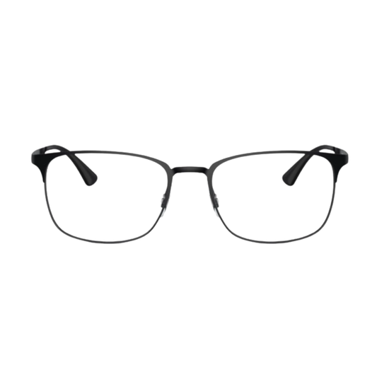 Óculos de Grau Quadrado Masculino Ray Ban RX RB 6421 2904 56