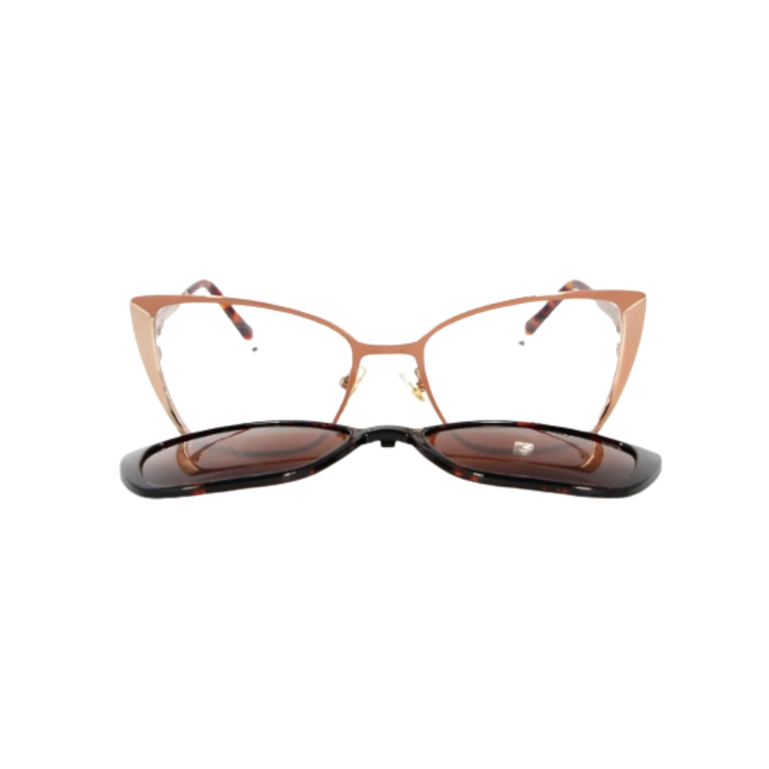 Óculos de Grau Gatinho Feminino Sabrina Sato CLIP ON SL SS 156 C3 55 CLIPON