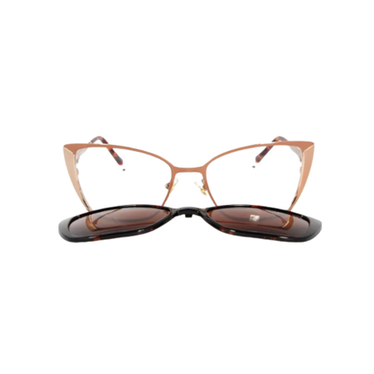 Óculos de Grau Gatinho Feminino Sabrina Sato CLIP ON SL SS 156 C3 55 CLIPON