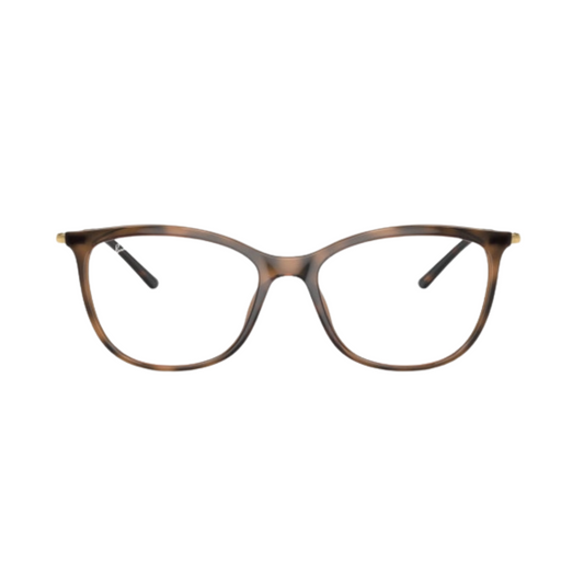 Óculos de Grau Gatinho Feminino Ray Ban HAVANA RX RB 7520L 8278 54