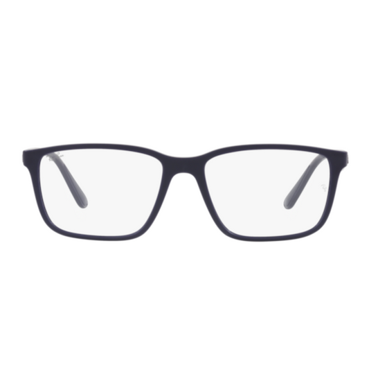 Óculos de Grau Quadrado Masculino Ray Ban RX RB 7207L 8164 55