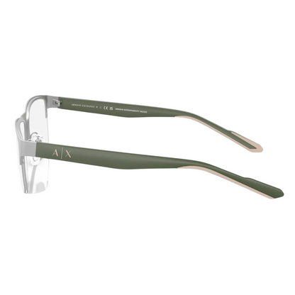 Óculos de Grau Retangular Masculino Armani Exchange RX AX 1068 6045 56