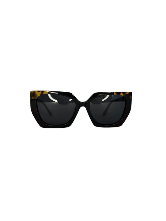 Óculos Feminino Acetato Preto Detalhe Mesclado SL SU SL1389 C1 51
