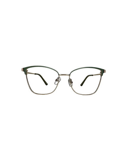 Óculos Feminino Metal Dourado Detalhe Verde RX SU BW3042 C6 51