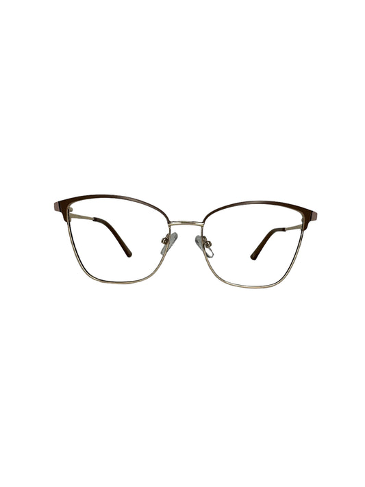 Óculos Feminino Metal Dourado Detalhe Marrom RX SU BW3042 C7 51