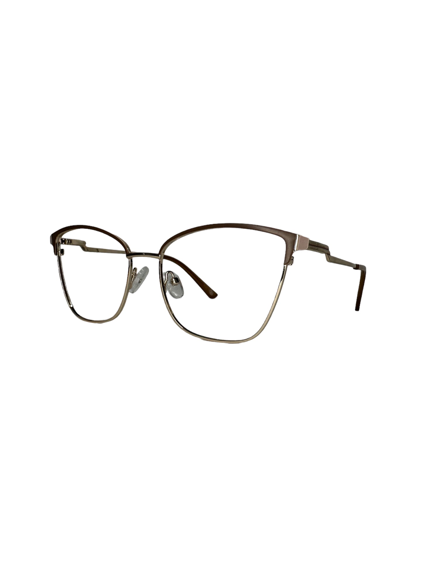 Óculos Feminino Metal Dourado Detalhe Marrom RX SU BW3042 C7 51