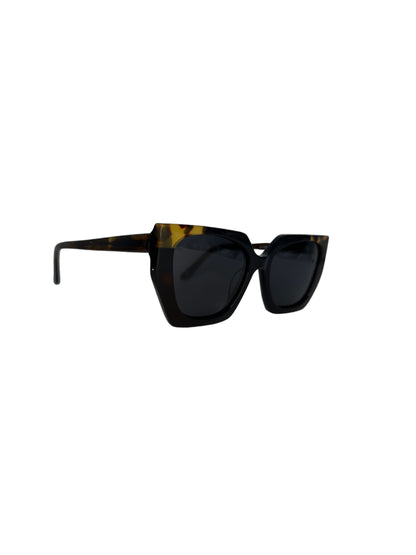 Óculos Feminino Acetato Preto Detalhe Mesclado SL SU SL1389 C1 51